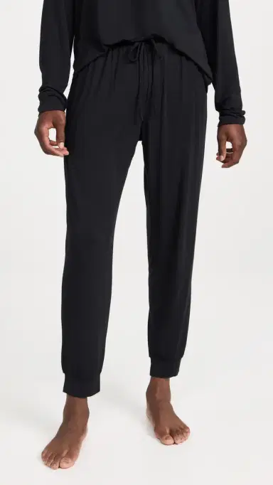 Eberjey Henry Modal Long Pajamas et Black | Thumbnail 5 Eberjey Henry Modal Long Pajamas et Black | Thumbnail 5