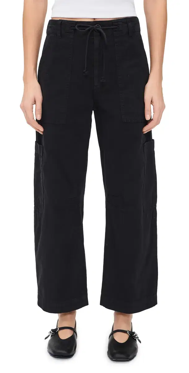 Sabrina Curved Utility Pant Washed Black Sabrina Curved Utility Pant Washed Black