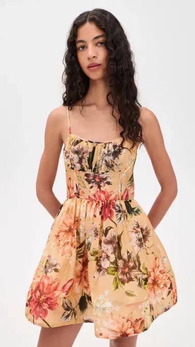 Cara Cara Alba Mini Dress Margaux Bloom Ginger | Thumbnail 2 Cara Cara Alba Mini Dress Margaux Bloom Ginger | Thumbnail 2
