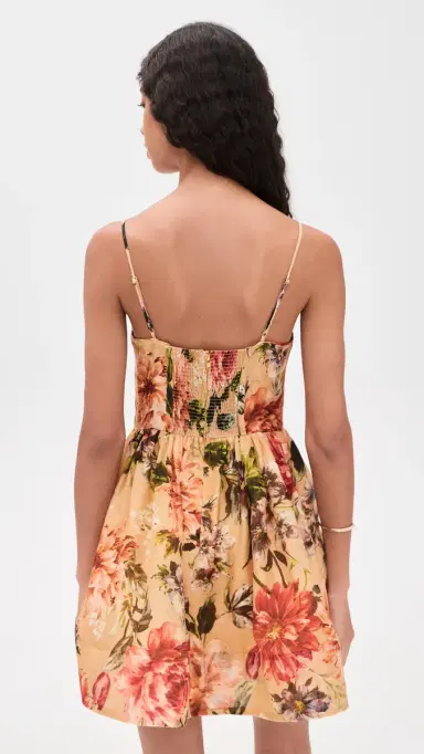 Cara Cara Alba Mini Dress Margaux Bloom Ginger | Thumbnail 3 Cara Cara Alba Mini Dress Margaux Bloom Ginger | Thumbnail 3