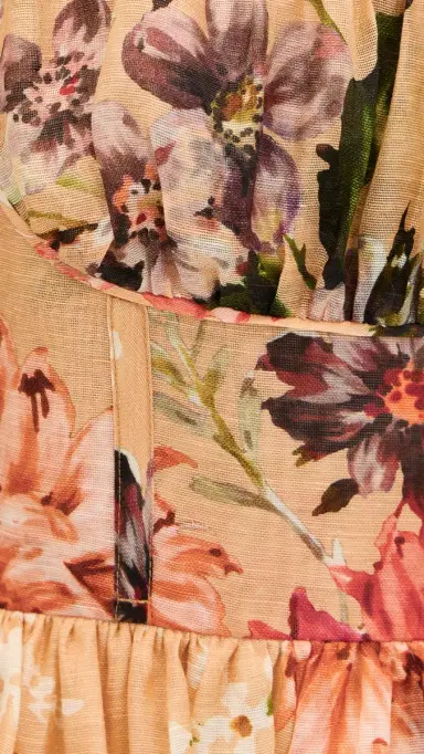 Cara Cara Alba Mini Dress Margaux Bloom Ginger | Thumbnail 6 Cara Cara Alba Mini Dress Margaux Bloom Ginger | Thumbnail 6