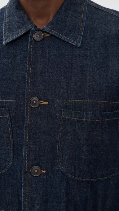 Universal Works Kaihara Denim Labour Jacket Kaihara t Wt Denim Indigo | Thumbnail 6 Universal Works Kaihara Denim Labour Jacket Kaihara t Wt Denim Indigo | Thumbnail 6