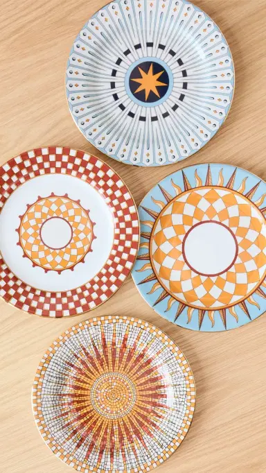 La DoubleJ Dessert Plates Set of 4 Solar One Size | Thumbnail 2 La DoubleJ Dessert Plates Set of 4 Solar One Size | Thumbnail 2