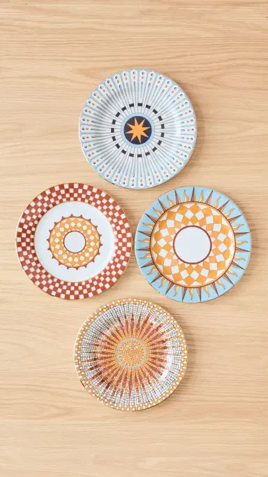 La DoubleJ Dessert Plates Set of 4 Solar One Size | Thumbnail 6 La DoubleJ Dessert Plates Set of 4 Solar One Size | Thumbnail 6