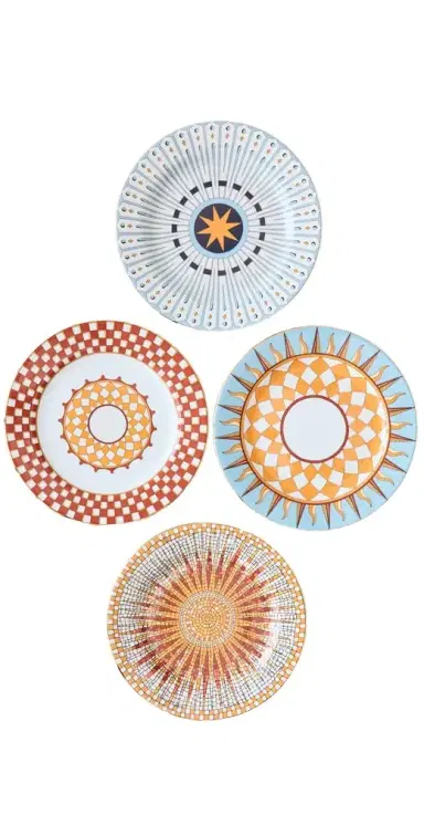 La DoubleJ Dessert Plates Set of 4 Solar One Size | Thumbnail 1 La DoubleJ Dessert Plates Set of 4 Solar One Size | Thumbnail 1