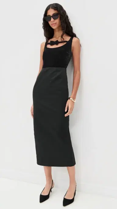 Damaris Bailey Amelie Dress Black Velvet | Thumbnail 2 Damaris Bailey Amelie Dress Black Velvet | Thumbnail 2