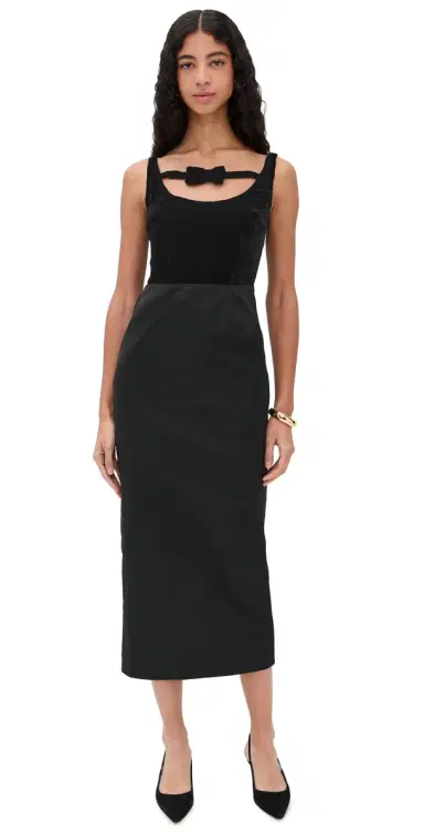 Damaris Bailey Amelie Dress Black Velvet | Thumbnail 1 Damaris Bailey Amelie Dress Black Velvet | Thumbnail 1
