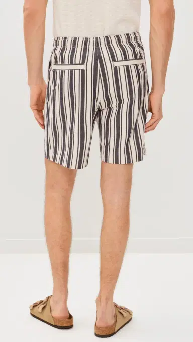Orlebar Brown Canvas Stripe Alex Shorts 7 Shore Blue/Chai | Thumbnail 3 Orlebar Brown Canvas Stripe Alex Shorts 7 Shore Blue/Chai | Thumbnail 3