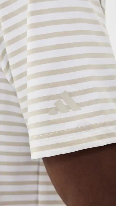 Adidas Golf Ultimate365 tripe Polo Shirt White/Wonder Alumina | Thumbnail 6 Adidas Golf Ultimate365 tripe Polo Shirt White/Wonder Alumina | Thumbnail 6