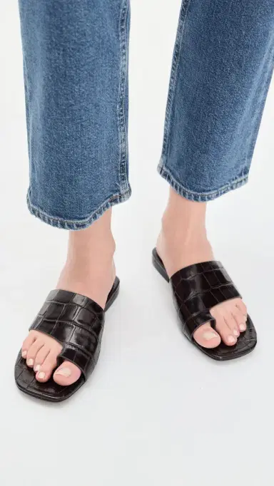 Madewell Ashton Loop Slide Sandals Coffee Bean | Thumbnail 3 Madewell Ashton Loop Slide Sandals Coffee Bean | Thumbnail 3