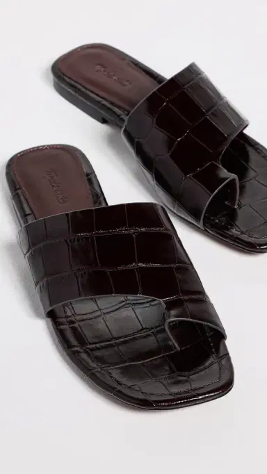 Madewell Ashton Loop Slide Sandals Coffee Bean | Thumbnail 5 Madewell Ashton Loop Slide Sandals Coffee Bean | Thumbnail 5