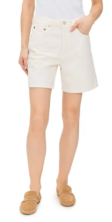 AGOLDE Dame High Rise Baggy Shorts Fortune Cookie 33 | Thumbnail 1 AGOLDE Dame High Rise Baggy Shorts Fortune Cookie 33 | Thumbnail 1