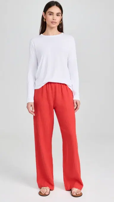 DONNI. The Jersey Relaxed Long Sleeve Tee Powder | Thumbnail 5 DONNI. The Jersey Relaxed Long Sleeve Tee Powder | Thumbnail 5