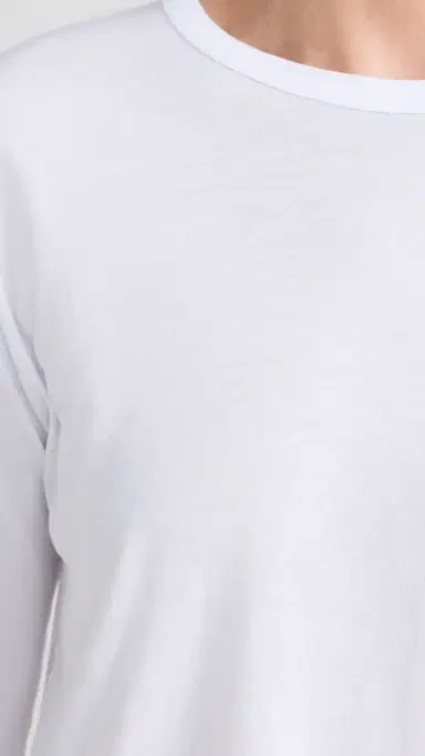 DONNI. The Jersey Relaxed Long Sleeve Tee Powder | Thumbnail 6 DONNI. The Jersey Relaxed Long Sleeve Tee Powder | Thumbnail 6
