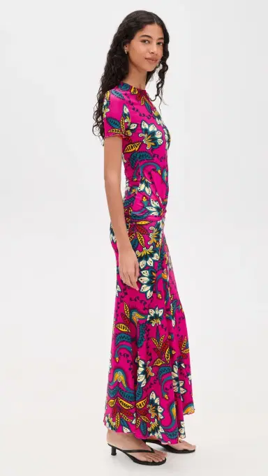 Eywasouls Malibu Annie hort leeve Dress Orchid Botanica | Thumbnail 4 Eywasouls Malibu Annie hort leeve Dress Orchid Botanica | Thumbnail 4