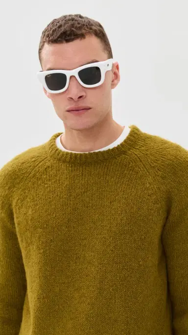 Ray-Ban x A$AP Rocky Wayfarer Puffer Sunglasses White One Size | Thumbnail 4 Ray-Ban x A$AP Rocky Wayfarer Puffer Sunglasses White One Size | Thumbnail 4