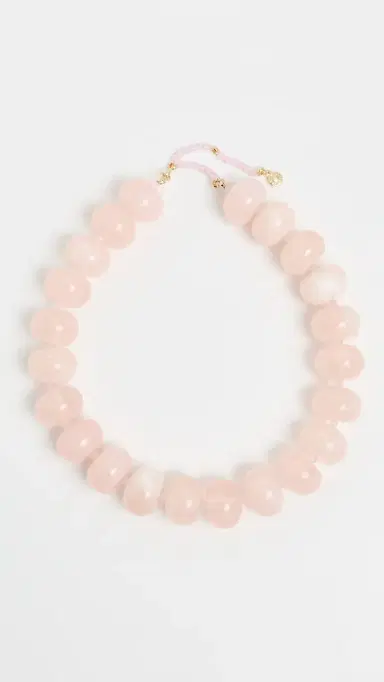 BaubleBar Joan Semi Precious Necklace Pink One Size | Thumbnail 2 BaubleBar Joan Semi Precious Necklace Pink One Size | Thumbnail 2