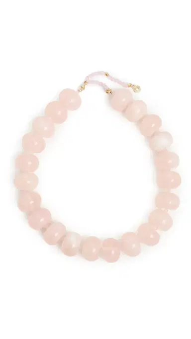 BaubleBar Joan Semi Precious Necklace Pink One Size | Thumbnail 5 BaubleBar Joan Semi Precious Necklace Pink One Size | Thumbnail 5