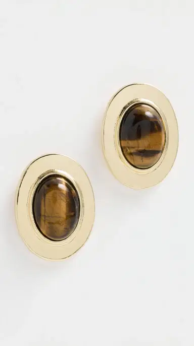BaubleBar Samira Gold Stud Earrings | Thumbnail 2 BaubleBar Samira Gold Stud Earrings | Thumbnail 2