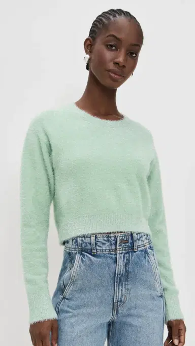 LE BOP Tinsel Cropped Sweater int | Thumbnail 2 LE BOP Tinsel Cropped Sweater int | Thumbnail 2