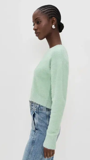 LE BOP Tinsel Cropped Sweater int | Thumbnail 4 LE BOP Tinsel Cropped Sweater int | Thumbnail 4