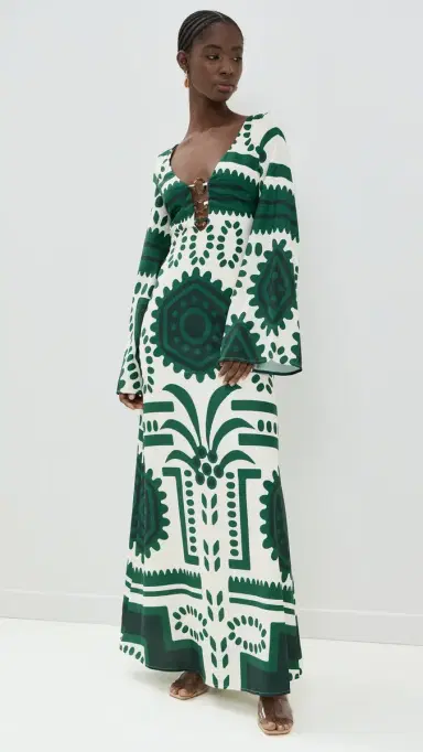 Seven Wonders Caledeira Maxi Dress Green ulti | Thumbnail 2 Seven Wonders Caledeira Maxi Dress Green ulti | Thumbnail 2