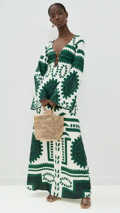 Seven Wonders Caledeira Maxi Dress Green ulti | Thumbnail 5 Seven Wonders Caledeira Maxi Dress Green ulti | Thumbnail 5