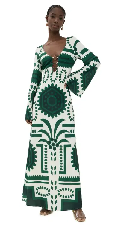 Seven Wonders Caledeira Maxi Dress Green ulti | Thumbnail 1 Seven Wonders Caledeira Maxi Dress Green ulti | Thumbnail 1