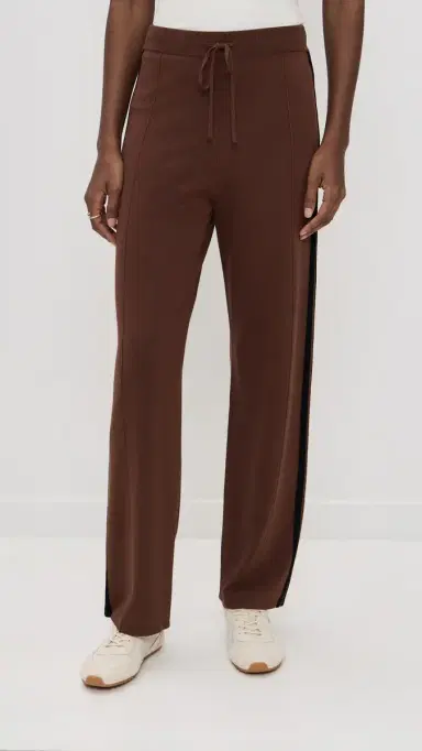State & Lake Kaia Track Pants Chocolate/Black M | Thumbnail 2 State & Lake Kaia Track Pants Chocolate/Black M | Thumbnail 2