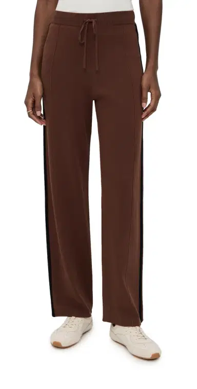 State & Lake Kaia Track Pants Chocolate/Black M | Thumbnail 1 State & Lake Kaia Track Pants Chocolate/Black M | Thumbnail 1