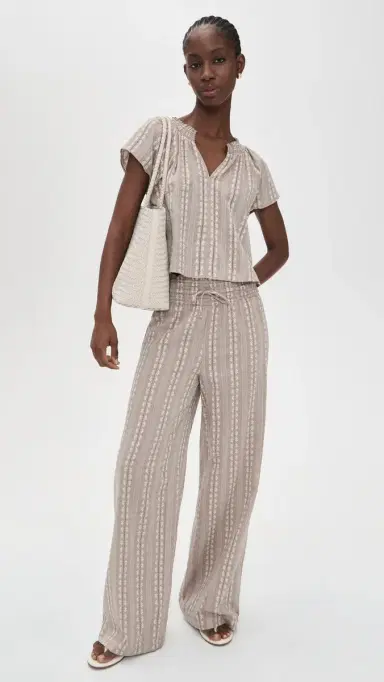 Splendid eadow Blouse Light Wicker | Thumbnail 5 Splendid eadow Blouse Light Wicker | Thumbnail 5