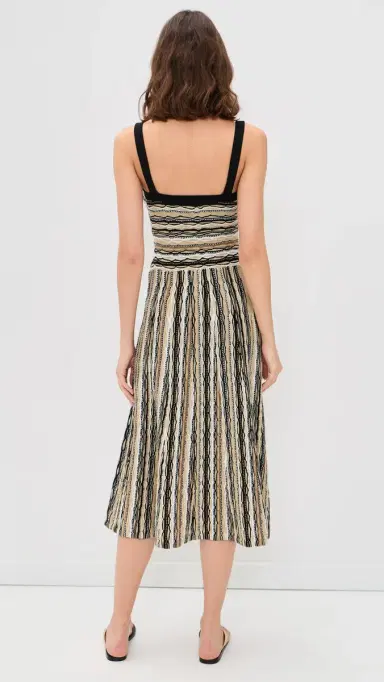Ramy Brook Madelyne Dress Black Combo Stripe | Thumbnail 3 Ramy Brook Madelyne Dress Black Combo Stripe | Thumbnail 3