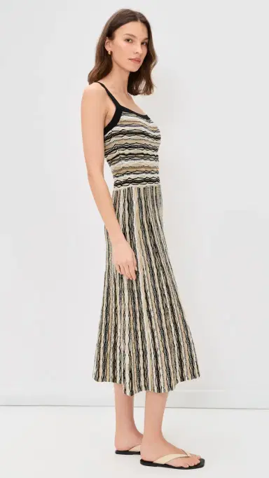 Ramy Brook Madelyne Dress Black Combo Stripe | Thumbnail 4 Ramy Brook Madelyne Dress Black Combo Stripe | Thumbnail 4