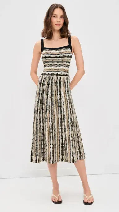 Ramy Brook Madelyne Dress Black Combo Stripe | Thumbnail 5 Ramy Brook Madelyne Dress Black Combo Stripe | Thumbnail 5