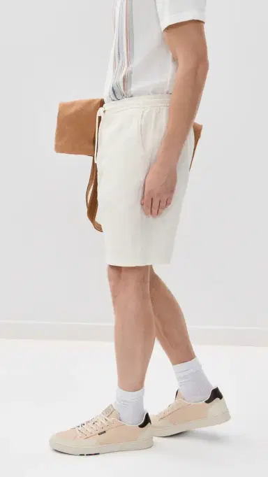 RAILS Archer Drawstring Shorts 8 Ecru | Thumbnail 4 RAILS Archer Drawstring Shorts 8 Ecru | Thumbnail 4