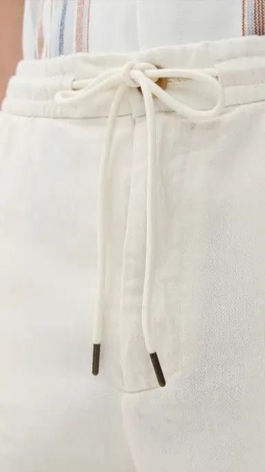 RAILS Archer Drawstring Shorts 8 Ecru | Thumbnail 6 RAILS Archer Drawstring Shorts 8 Ecru | Thumbnail 6
