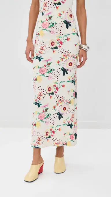 rabanne Jupe Skirt Flower Yellow/Red/Blue | Thumbnail 2 rabanne Jupe Skirt Flower Yellow/Red/Blue | Thumbnail 2