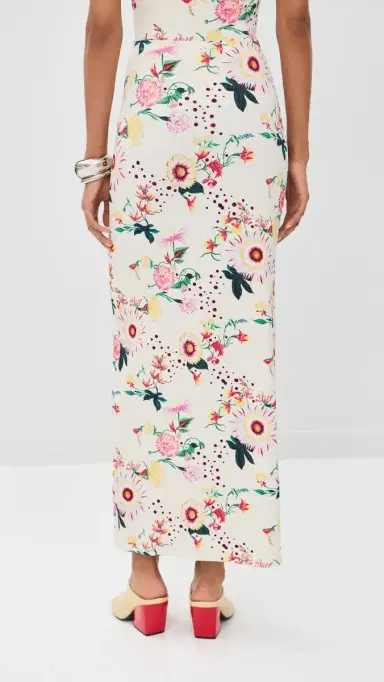 rabanne Jupe Skirt Flower Yellow/Red/Blue | Thumbnail 3 rabanne Jupe Skirt Flower Yellow/Red/Blue | Thumbnail 3