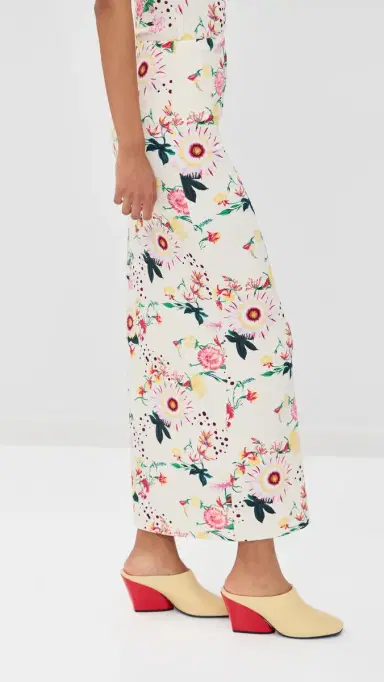 rabanne Jupe Skirt Flower Yellow/Red/Blue | Thumbnail 4 rabanne Jupe Skirt Flower Yellow/Red/Blue | Thumbnail 4