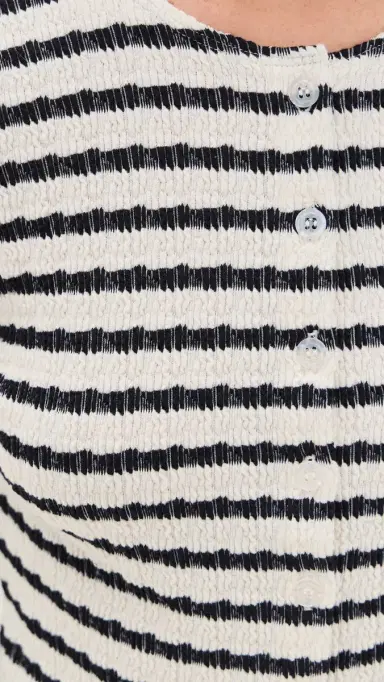 LE BOP Eloise Cardigan Navy/White XL | Thumbnail 6 LE BOP Eloise Cardigan Navy/White XL | Thumbnail 6