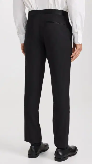 Theory Mayer Tuxedo Pants Black | Thumbnail 3 Theory Mayer Tuxedo Pants Black | Thumbnail 3