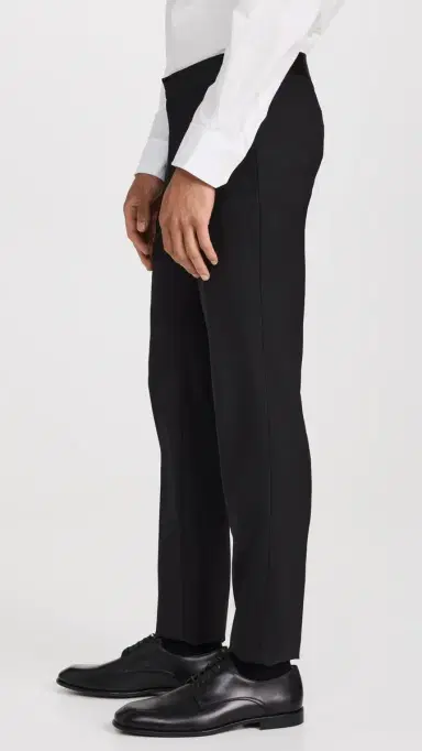 Theory Mayer Tuxedo Pants Black | Thumbnail 4 Theory Mayer Tuxedo Pants Black | Thumbnail 4