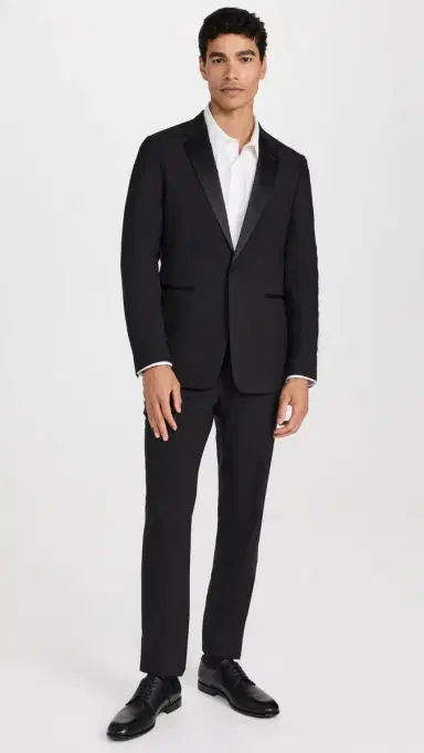 Theory Mayer Tuxedo Pants Black | Thumbnail 5 Theory Mayer Tuxedo Pants Black | Thumbnail 5