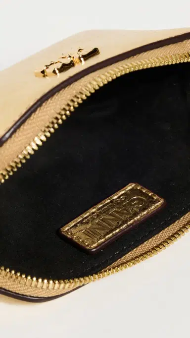 GANNI Bou Crushed Coin Purse Gold One Size | Thumbnail 5 GANNI Bou Crushed Coin Purse Gold One Size | Thumbnail 5