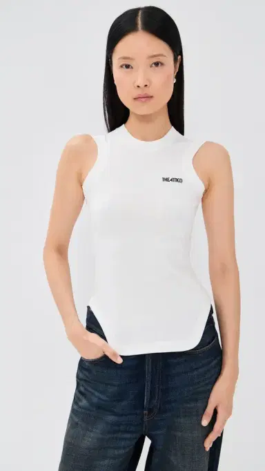 The Attico Tank Top White | Thumbnail 2 The Attico Tank Top White | Thumbnail 2