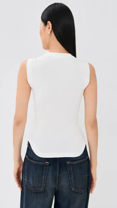 The Attico Tank Top White | Thumbnail 3 The Attico Tank Top White | Thumbnail 3