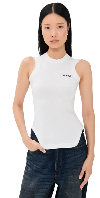 The Attico Tank Top White | Thumbnail 1 The Attico Tank Top White | Thumbnail 1