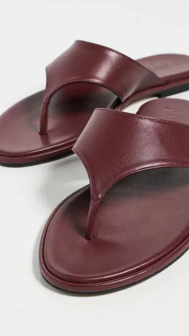 AEYDE Amaya Nappa Leather Port Sandals Port | Thumbnail 6 AEYDE Amaya Nappa Leather Port Sandals Port | Thumbnail 6