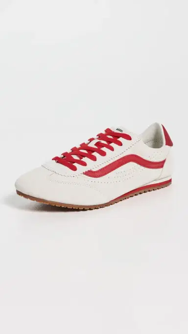 Vans Super Low Pro Sneakers Suede Marshmallow/Racing Red | Thumbnail 2 Vans Super Low Pro Sneakers Suede Marshmallow/Racing Red | Thumbnail 2