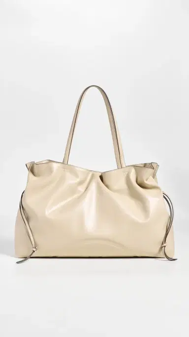 Tory Burch Ella Drawstring Tote Light Stone One Size | Thumbnail 2 Tory Burch Ella Drawstring Tote Light Stone One Size | Thumbnail 2